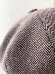 画像7: 羊帽子店／12-3 冬のヘリンボーンキャスケット・杢ブラウン (7)