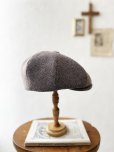 画像4: 羊帽子店／12-3 冬のヘリンボーンキャスケット・杢ブラウン (4)