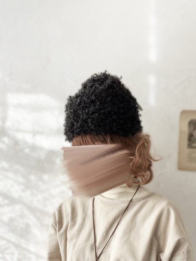 画像5: 羊帽子店／12-8 くるくる羊カーリーどんぐり帽子・ブラック