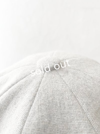 画像6: 羊帽子店／12-3 冬のヘリンボーンキャスケット・杢ライトグレー