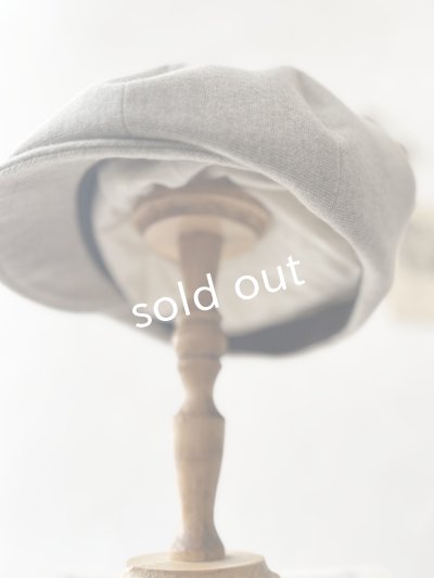 画像8: 羊帽子店／12-3 冬のヘリンボーンキャスケット・杢ライトグレー