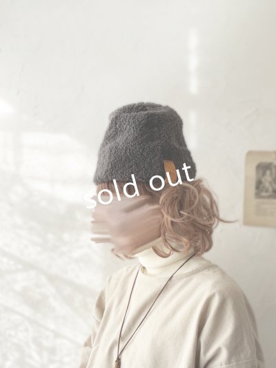 画像9: 羊帽子店／12-5 ぬくぬく冬のどんぐり帽子・チャコール