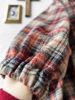 画像5: MARCHE' DE SOEUR／ウールガーゼのバルーンチュニック・ベージュチェック (5)