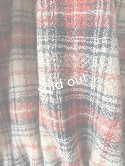 画像7: MARCHE' DE SOEUR／ウールガーゼのバルーンチュニック・ベージュチェック