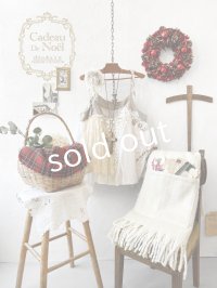 【ノエルの贈り物】リネンキャミのレースチュニック・生成り【7】