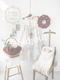 【ノエルの贈り物】マディラ刺繍のキャミワンピース・C【3】