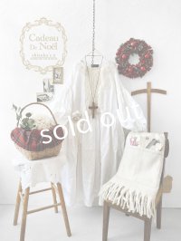 【ノエルの贈り物】ホワイトリネンレースワンピース・C【17】