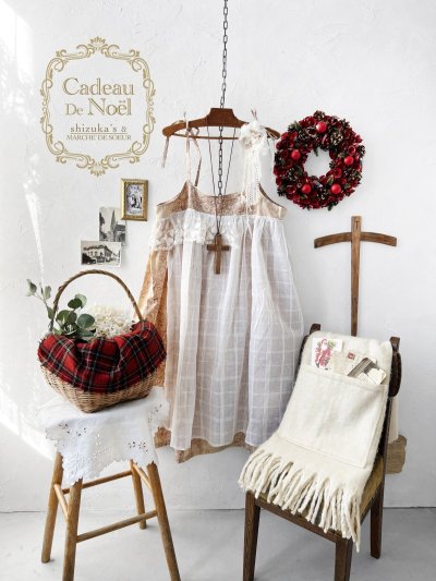 画像1: 【ノエルの贈り物】トワルドジュイのキャミワンピース・A【12】