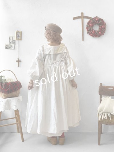 画像5: 【ノエルの贈り物】マディラ刺繍のキャミワンピース・A【1】