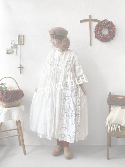 画像4: 【ノエルの贈り物】マディラ刺繍のキャミワンピース・A【1】