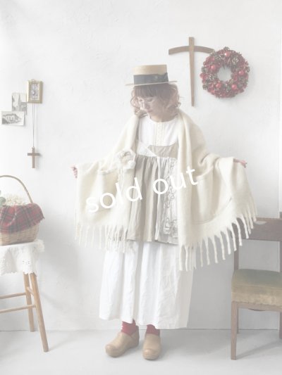 画像5: 【ノエルの贈り物】リネンキャミのレースチュニック・アッシュベージュ【8】