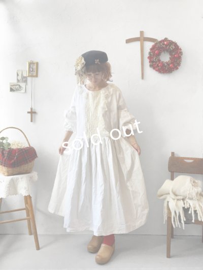 画像4: 【ノエルの贈り物】ホワイトリネンレースワンピース・C【17】