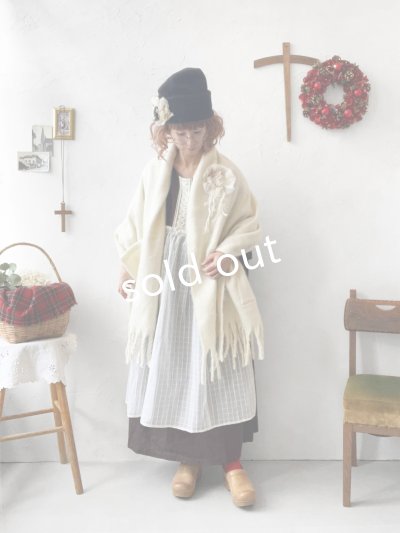 画像6: 【ノエルの贈り物】チョコブラウンのパフスリーブレースワンピース・B【22】