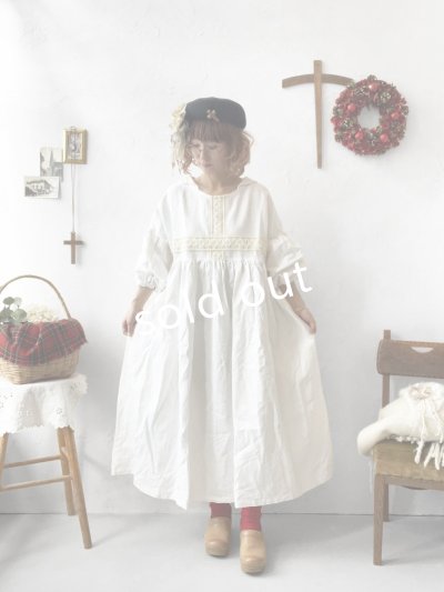 画像4: 【ノエルの贈り物】ホワイトリネンレースワンピース・B【16】