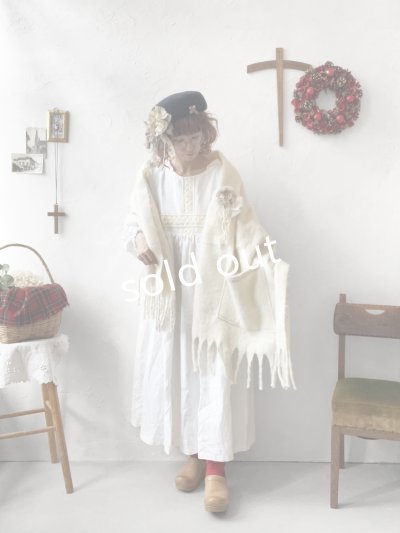 画像6: 【ノエルの贈り物】ホワイトリネンレースワンピース・B【16】