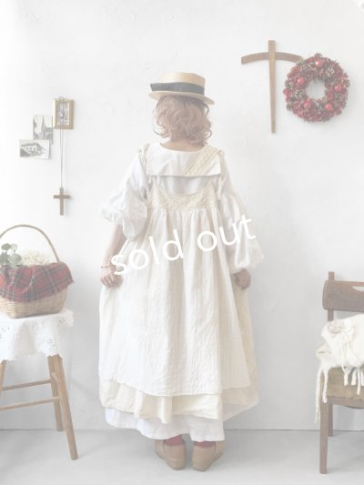 画像5: 【ノエルの贈り物】リネンキャミのレースワンピース・ミルク【10】
