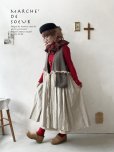 画像9: MARCHE' DE SOEUR／ウールツイードのベストワンピース・モカ×生成り (9)