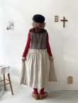 画像10: MARCHE' DE SOEUR／ウールツイードのベストワンピース・モカ×生成り (10)
