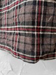 画像4: MARCHE' DE SOEUR／シャーリングネックワンピース・レッドブラウンチェック (4)