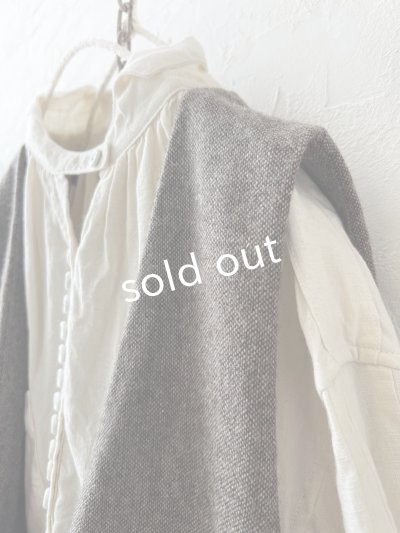 画像3: MARCHE' DE SOEUR／ウールツイードのベストワンピース・モカ×黒