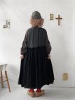 画像12: MARCHE' DE SOEUR／ウールツイードのベストワンピース・チャコール×黒 (12)