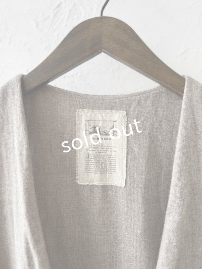 画像12: MARCHE' DE SOEUR／ウールツイードのベストワンピース・ベージュ×生成り