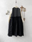画像8: MARCHE' DE SOEUR／ウールツイードのベストワンピース・チャコール×黒 (8)