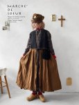 画像10: MARCHE' DE SOEUR／リネンのベストワンピース・黒×アンティークブラウン (10)