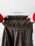 画像10: MARCHE' DE SOEUR／シャーリングネックワンピース・レッドブラウンチェック (10)