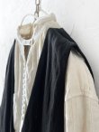 画像6: MARCHE' DE SOEUR／リネンのベストワンピース・黒×生成り (6)