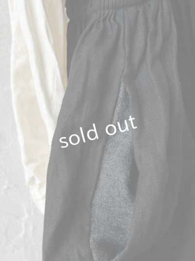 画像7: MARCHE' DE SOEUR／ウールツイードのベストワンピース・チャコール×黒