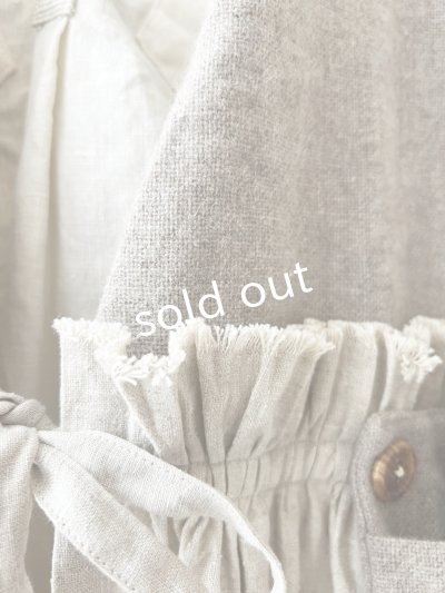 画像6: MARCHE' DE SOEUR／ウールツイードのベストワンピース・ベージュ×生成り