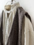画像3: MARCHE' DE SOEUR／ウールツイードのベストワンピース・モカ×生成り (3)