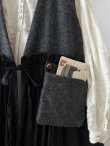 画像4: MARCHE' DE SOEUR／ウールツイードのベストワンピース・チャコール×黒 (4)