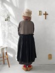 画像12: MARCHE' DE SOEUR／ウールツイードのベストワンピース・モカ×黒 (12)
