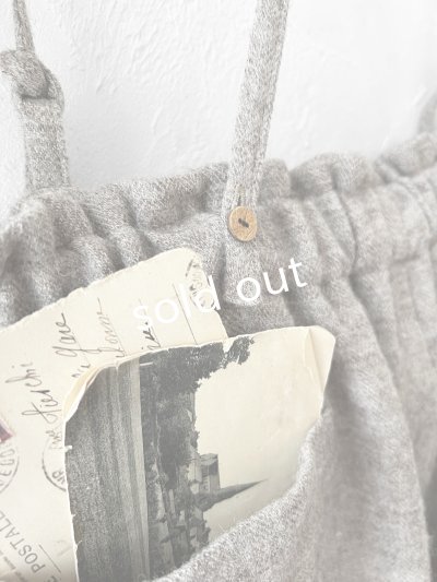 画像11: MARCHE' DE SOEUR／シェットランドウールリネン ピエロパンツ・杢ベージュ