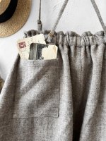 画像10: MARCHE' DE SOEUR／シェットランドウールリネン ピエロパンツ・杢ベージュ (10)