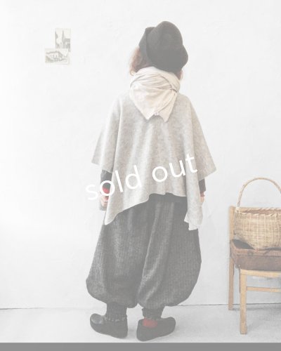 画像13: MARCHE' DE SOEUR／シェットランドウールリネン ピエロパンツ・杢ベージュ