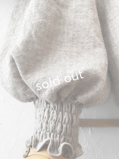 画像4: MARCHE' DE SOEUR／シェットランドウールリネン ピエロパンツ・杢ベージュ