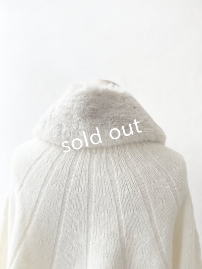 画像4: pollenbienco／アンティークレースのファーティペット・G