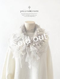 pollenbienco／アンティークレースのファーティペット・D