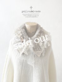 pollenbienco／アンティークレースのファーティペット・H