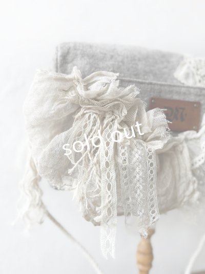 画像2: pollenbienco／アンティークレースのショルダーバッグ