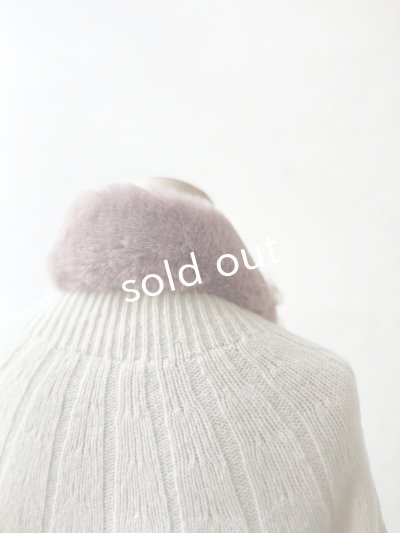 画像5: pollenbienco／アンティークレースのファーティペット・K