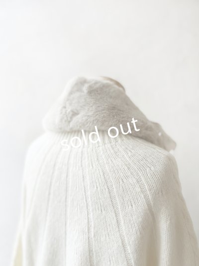 画像5: pollenbienco／アンティークレースのファーティペット・A