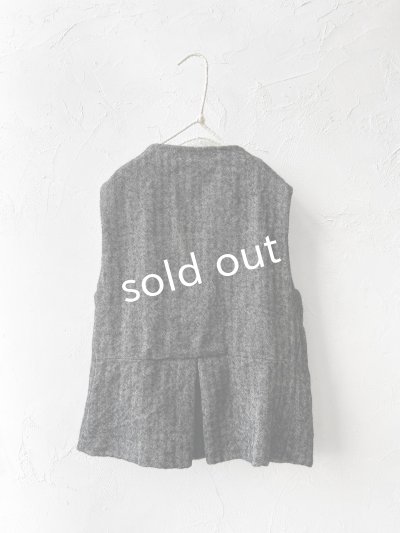 画像6: Reliure／Shetland wool Vest・Black