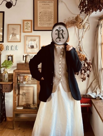 画像9: Reliure／Shetland wool Vest・Black