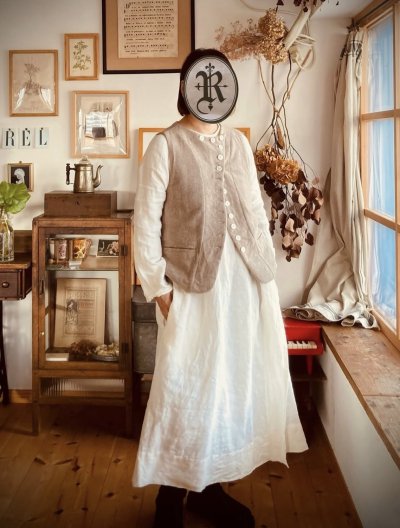 画像10: Reliure／Shetland wool Vest・Black