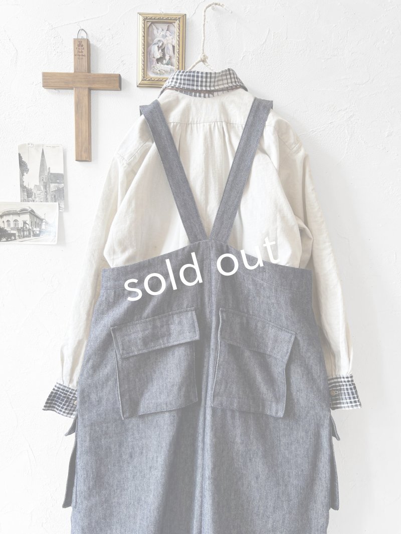 画像13: MARCHE' DE SOEUR／ハックルベリーパンツ・デニム (13)