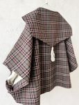画像13: MARCHE' DE SOEUR／セーラ襟のタッセルちびジャケット・レッドブラウンチェック (13)